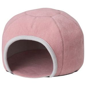 LURVIG Cat house, igloo, light gray/pink